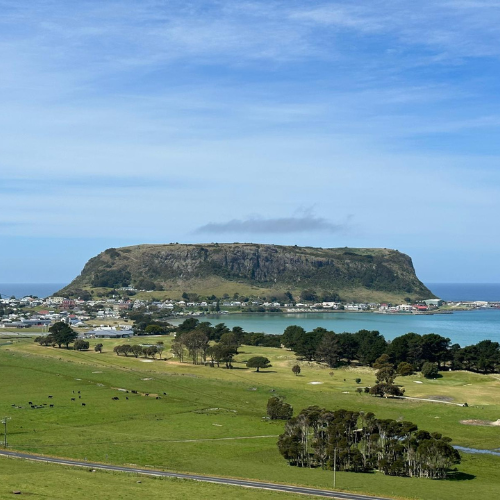 The Nut in Stanley, Tasmania, near the Three Friends Abalone farm.